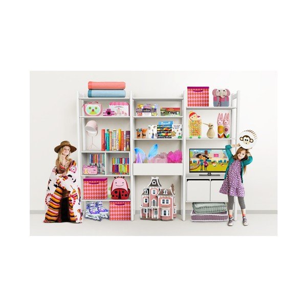 Biała szafka dziecięca Flexa Shelfie Omega, wys. 189,2 cm-image-1