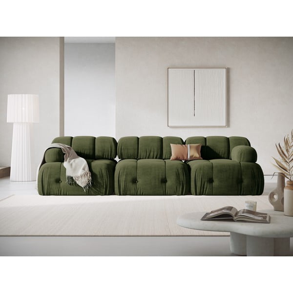 Ciemnozielona sofa 288 cm Ferento – Cosmopolitan Design-image-2