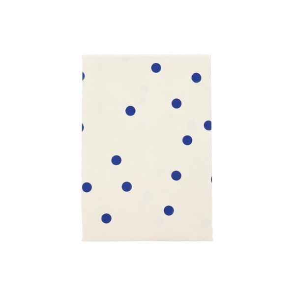 Niebiesko-kremowa pościel jednoosobowa z satyny bawełnianej 140x200 cm Solaris – Södahl-image-3