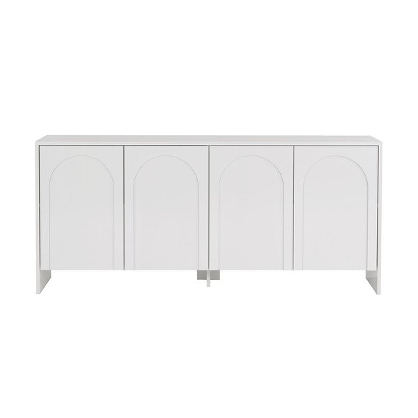 Biała komoda 180x80x45 cm Arlen  – Kalune Design-image-3