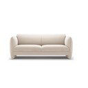 Kremowa aksamitna sofa 204 cm Georgia – Micadoni 