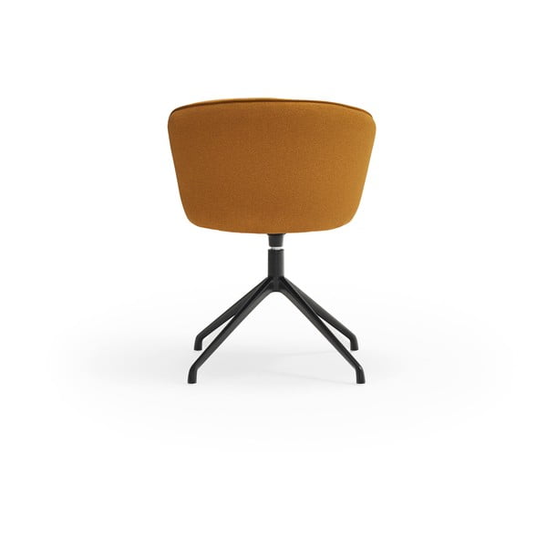 Musztardowe tapicerowane fotele jadalniane zestaw 2 szt. Add – Teulat-image-3