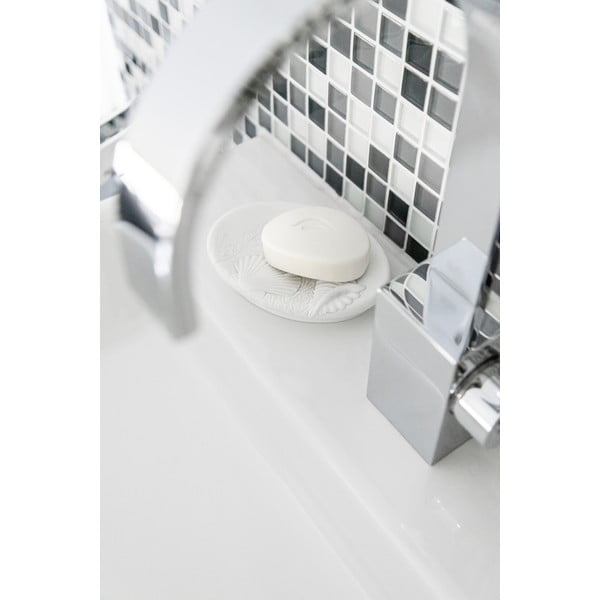 Biała mydelniczka z żywicy polimerowej Maloto – Wenko-image-1