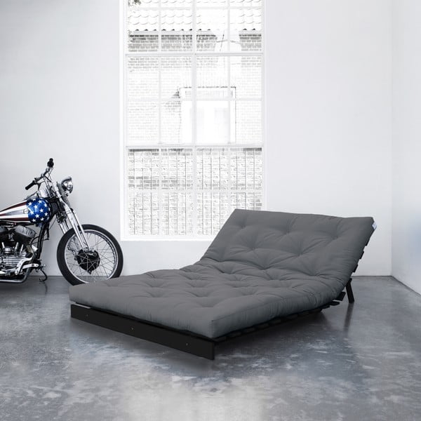 Sofa rozkładana Karup Roots Wenge/Gris-image-1