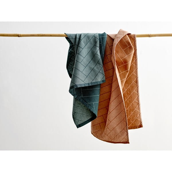 Brązowa ścierka kuchenna z bawełny Södahl, 50x70 cm-image-1