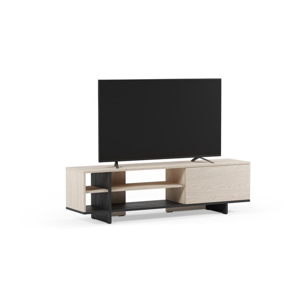 Czarna szafka pod TV 160x44x36 cm Cequoia – Marckeric-image-3