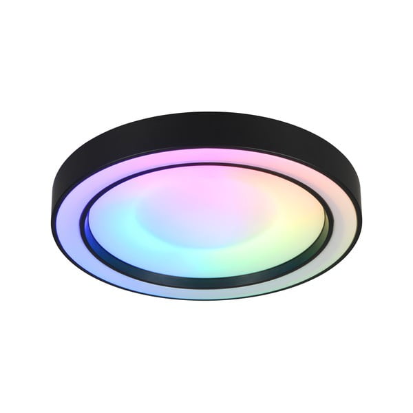 Czarno-biała lampa sufitowa LED ø 40 cm Arco – Reality-image-2