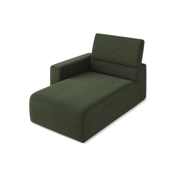 Zielony moduł sofy (lewostronny) Kalea – Makamii-image-2