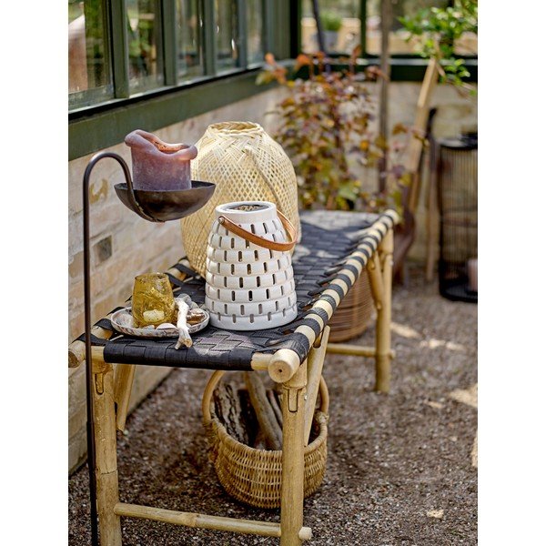 Biały lampion solarny LED (wys. 20,5 cm) Treillis – Bloomingville-image-1