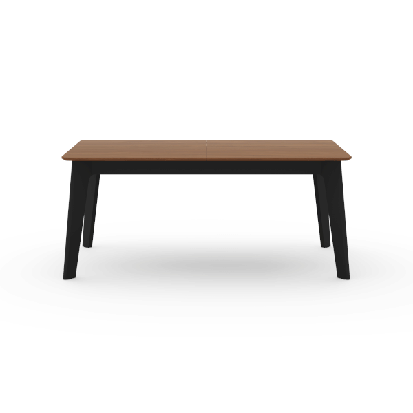 Rozkładany stół z blatem w dekorze orzecha 100x180 cm Shadow – TemaHome-image-4