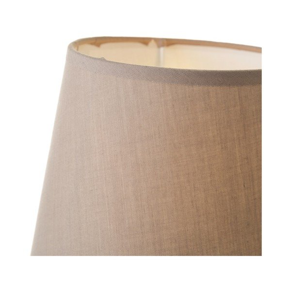 Beżowa ceramiczna lampa stołowa z tekstylnym kloszem (wys. 28 cm) – Casa Selección-image-2
