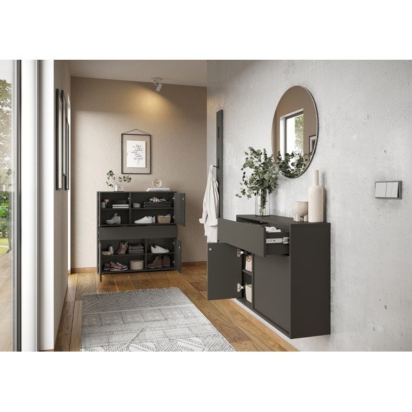 Antracytowy zestaw do przedpokoju Ameca 2.0 – Germania-image-4