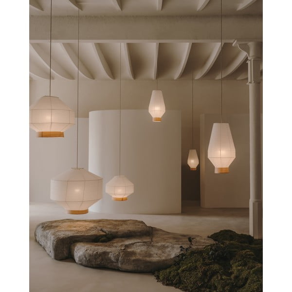 Biały abażur ø 80 cm Hila – Kave Home-image-1