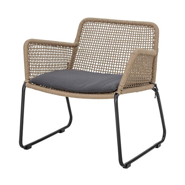 Szaro-beżowy fotel ogrodowy Mundo – Bloomingville-image-4