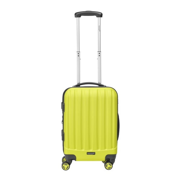Żółta walizka podróżna Packenger Koffer, 47 l