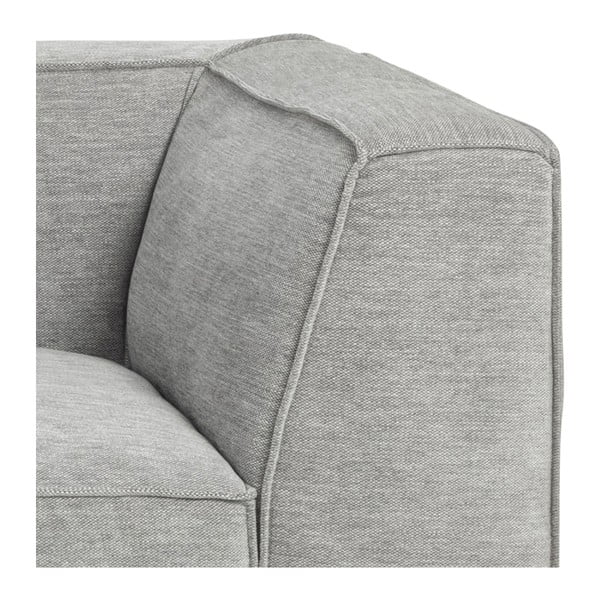 Jasnoszary narożnik modułowy Bonami Selection Fairfield, lewostronny, 266 cm-image-1