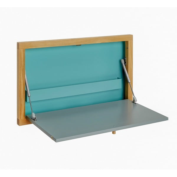 Niebieski składany stolik ścienny Woodman Banti-image-2