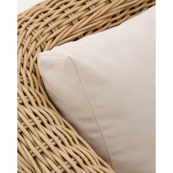Beżowa/w naturalnym kolorze tapicerowana sofa ogrodowa Meria – Kave Home-image-2