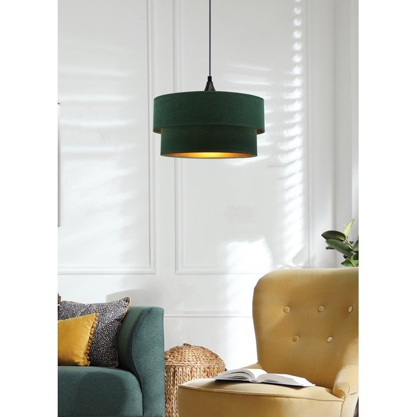 Morska lampa wisząca z tekstylnym kloszem ø 35 cm Scopello – Candellux Lighting-image-1