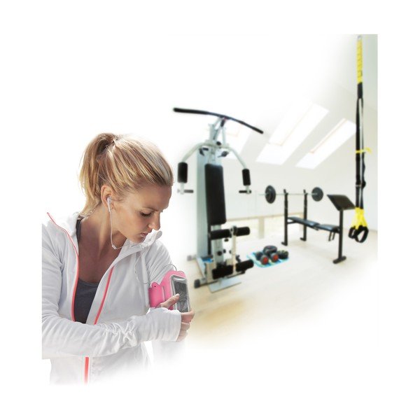 Sportowa opaska na ramię CellularLine, fioletowa-image-1