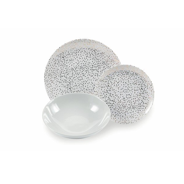 18-częściowy zestaw naczyń z porcelany i kamionki Villa d'Este Sparkle-image-1
