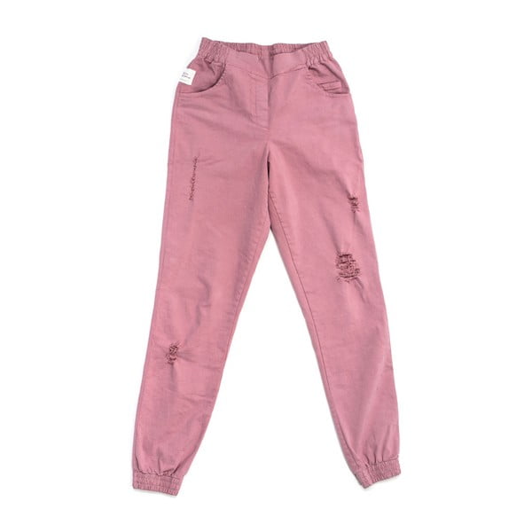 Różowe spodnie Lull Loungewear Glamorous, rozmiar XL