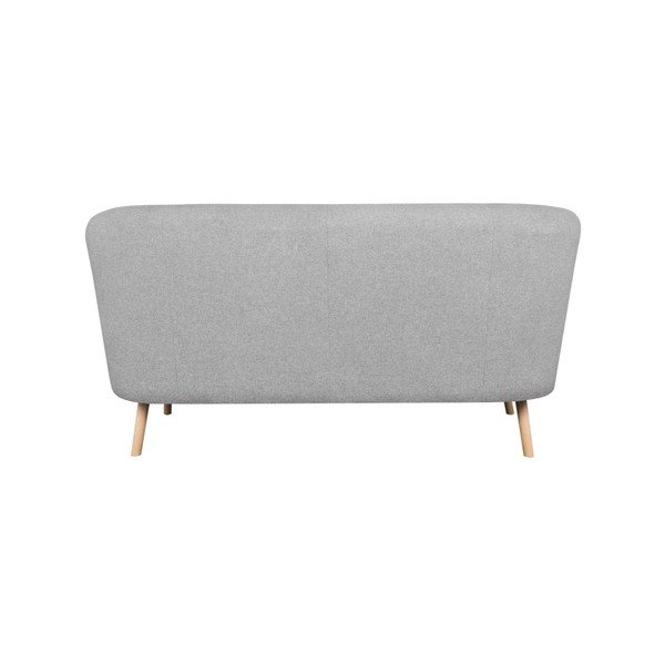 Jasnoszara sofa dwuosobowa Kooko Home Pop-image-4
