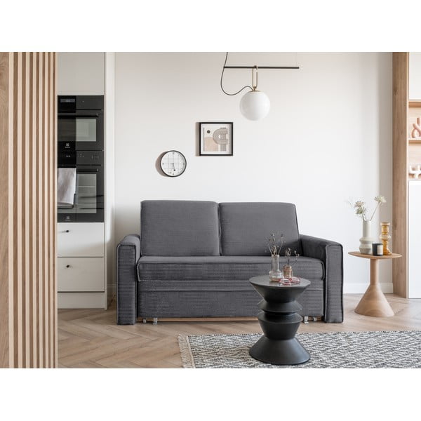 Szara rozkładana sofa 168 cm Lucky Lucy – Miuform-image-1