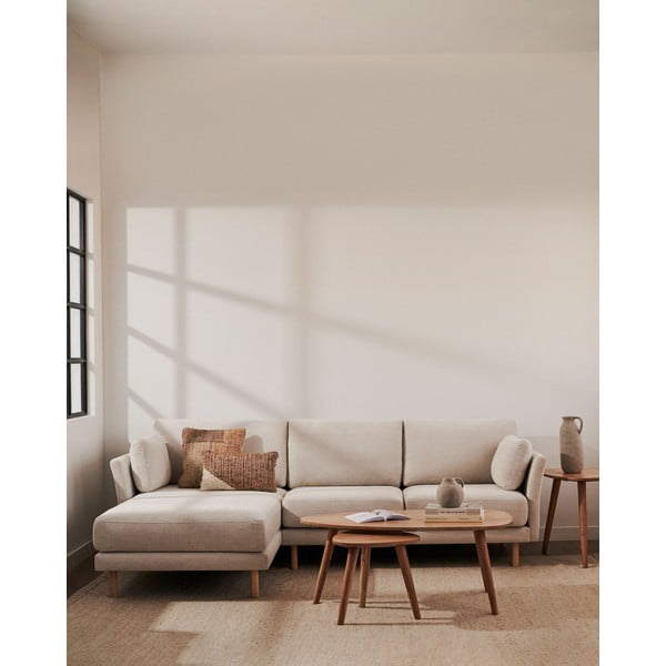 Stolik z litego drewna akacjowego 60x110 cm Eluana – Kave Home-image-1