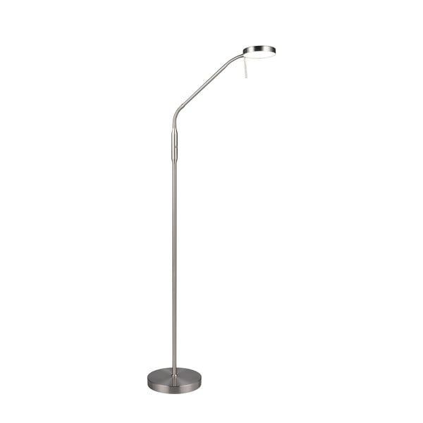 Lampa stojąca LED w kolorze srebra (wysokość 160 cm) Moreno – Reality