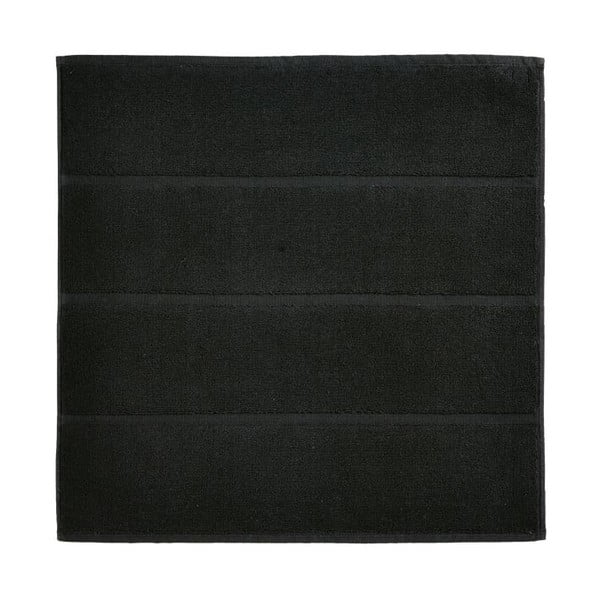 Czarny dywanik łazienkowy Aquanova Adagio, 60 x 60 cm