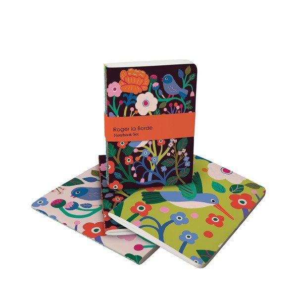 Notesy w formacie A6 64 str. 3 szt. Birdsong – Roger la Borde-image-1