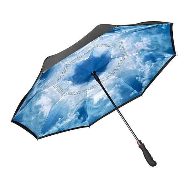 Niebieski parasol Von Lilienfeld Hamburg Sky FlicFlac, ø 110 cm