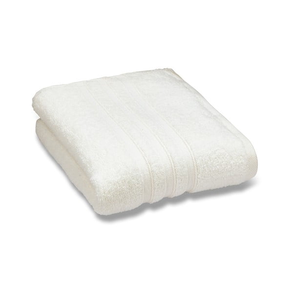 Kremowy bawełniany ręcznik frotte 50x85 cm Zero Twist – Catherine Lansfield