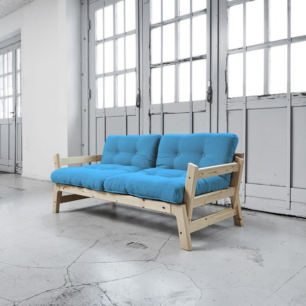 Sofa rozkładana Karup Step Natural/Horizon Blue