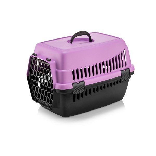 Fioletowy transporter dla kota lub psa Petpetite