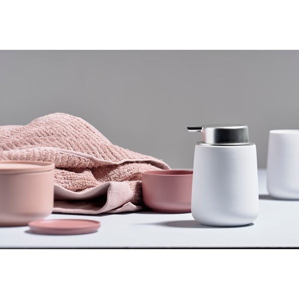 Biała porcelanowa szczotka do WC Nova − Zone-image-2