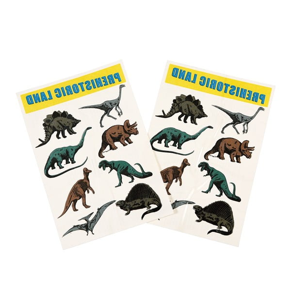 Zestaw 2 arkuszy ze zmywalnymi tatuażami Rex London Prehistoric Land-image-2