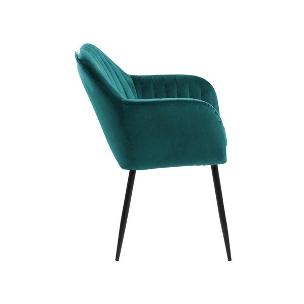 Zielony tapicerowany fotel Actona Emilia-image-1
