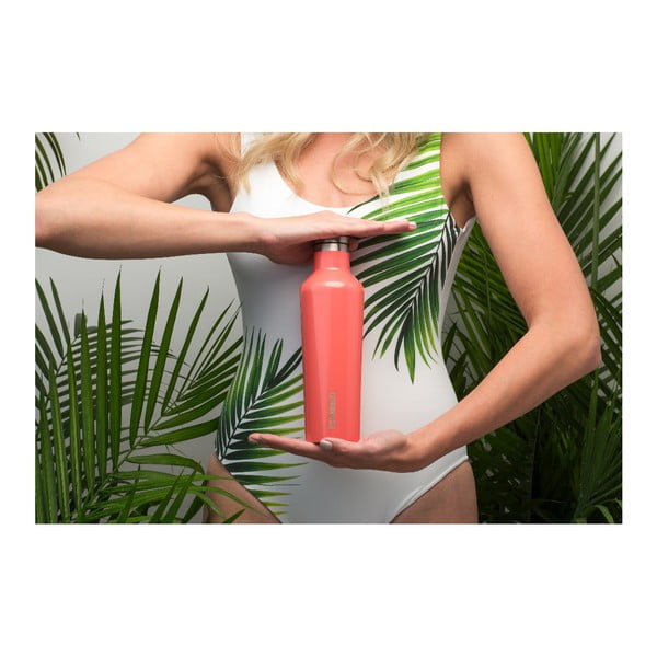 Pomarańczowa podróżna butelka termiczna Corkcicle Canteen, 470 ml-image-2
