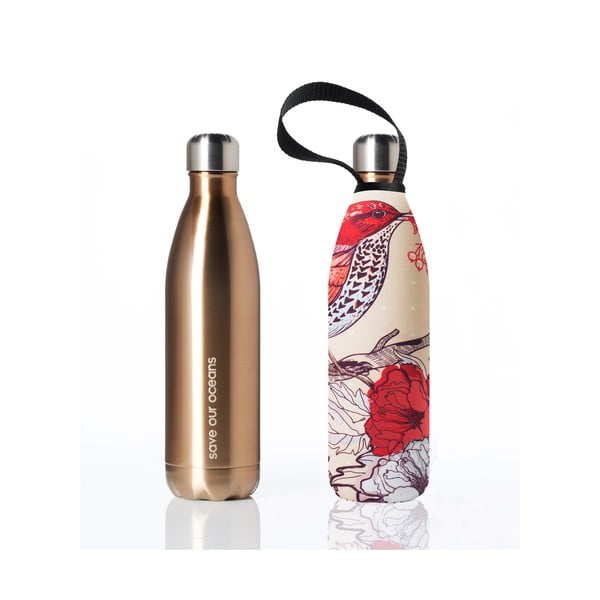 Podróżna butelka termiczna z pokrowcem BBYO Bird Koru, 750 ml