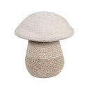 Beżowy tekstylny dziecięcy kosz na zabawki ø 23x27 cm Mushroom – Lorena Canals