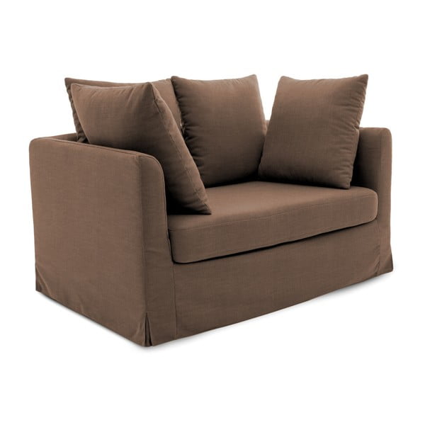 Brązowa sofa 2-osobowa Vivonita Coraly-image-1