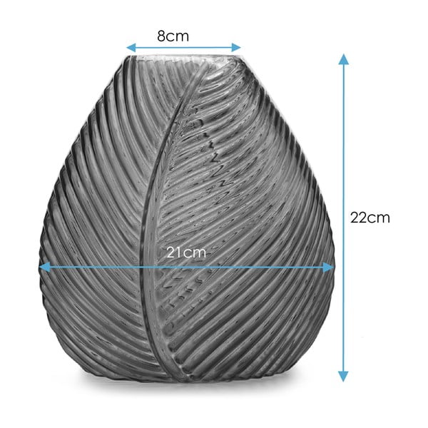 Zielony szklany wazon (wysokość 22 cm) Terrassa – AmeliaHome-image-3