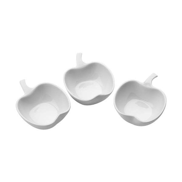 Zestaw 3 misek w kształcie jabłka Servinge