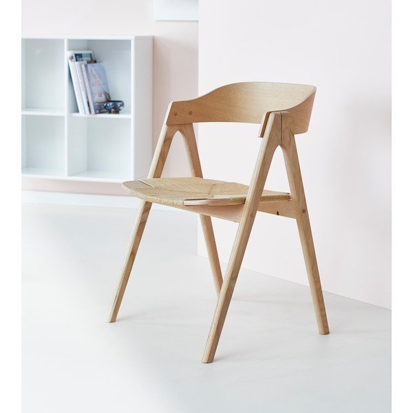 Krzesło z drewna dębowego w naturalnym kolorze Mette – Hammel Furniture-image-1