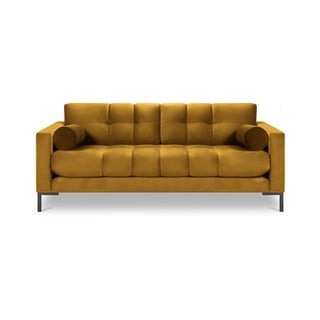 Żółta aksamitna sofa Cosmopolitan Design Bali