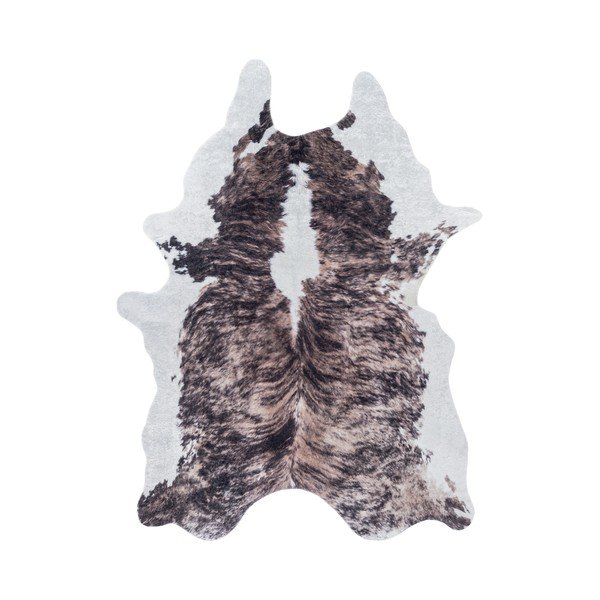 Ciemnobrązowa syntetyczna skóra na podłogę 100x135 cm Etosha – Ayyildiz Carpets