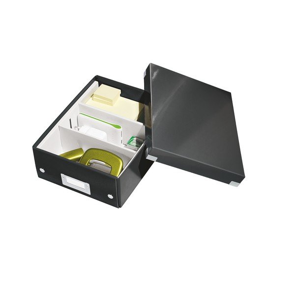 Czarne pudełko z przegródkami Click&Store – Leitz-image-3