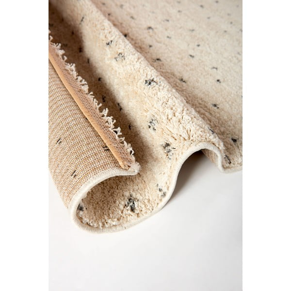 Czarno-kremowy dywan 160x230 cm Dottie Black – Universal-image-1